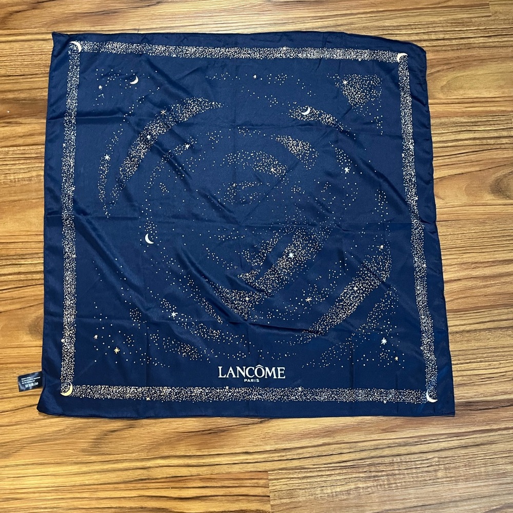 Lancôme Navy Blue Starry Scarf